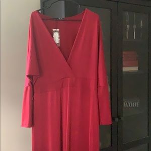 Sexy, two slit Red Dress: BRAND NEW
